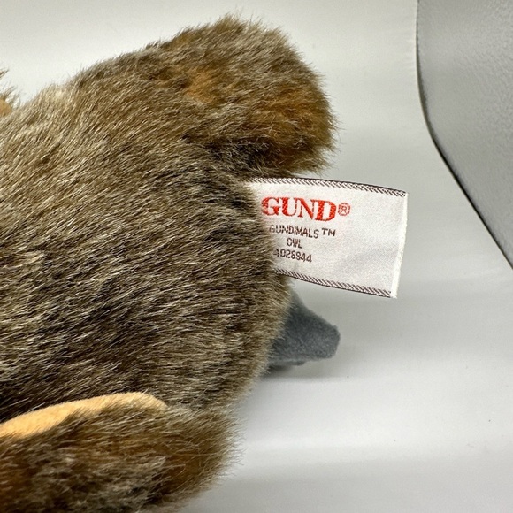 Gund Hibou‎ Owl Gundimals 6" Soft Toy Plush Beanie Comforter - Picture 4 of 8